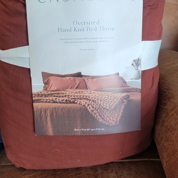 Casa luna chunky knit oversized throw - Picture 2 of 2